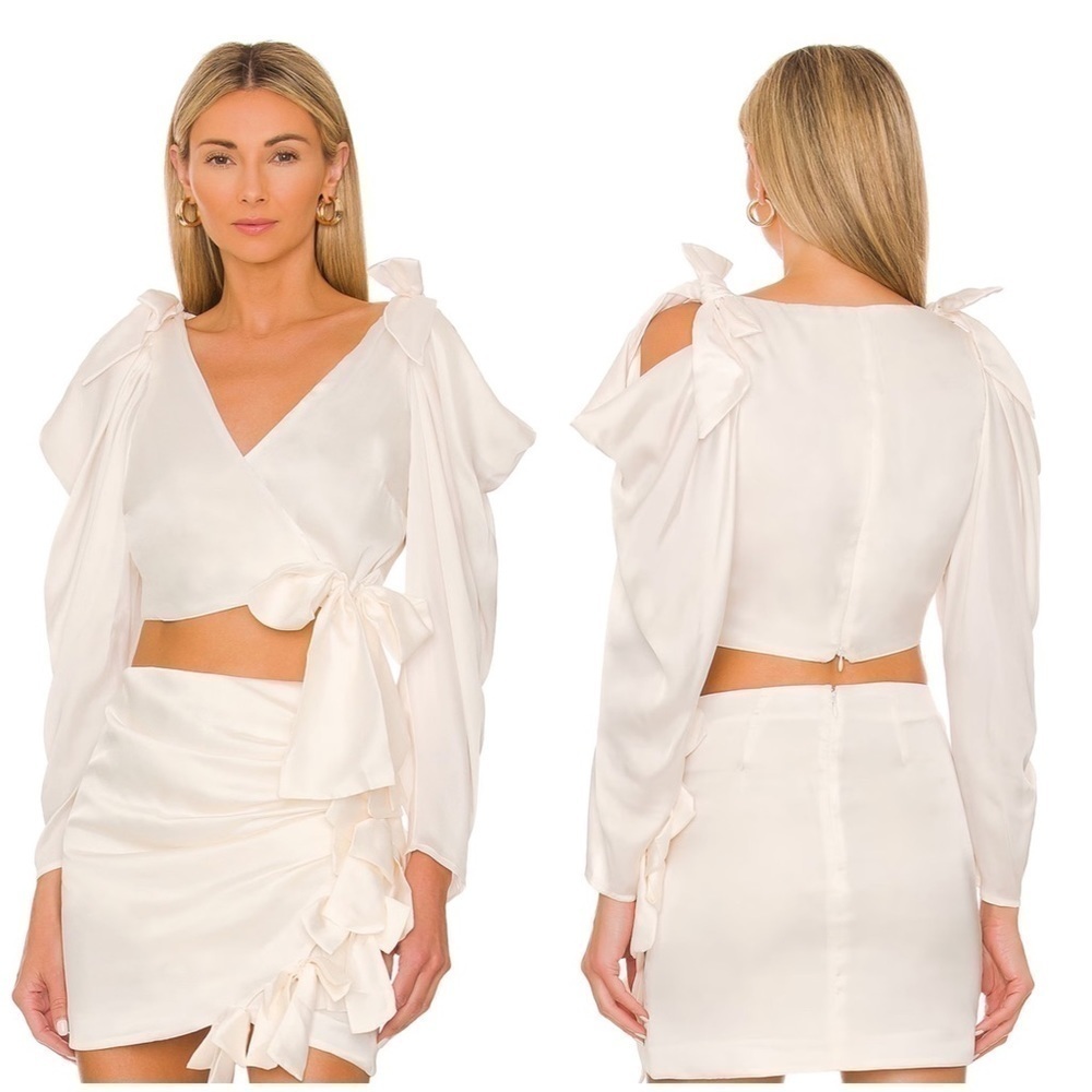 Revolve Tularosa Naomi Top in Winter White Size S